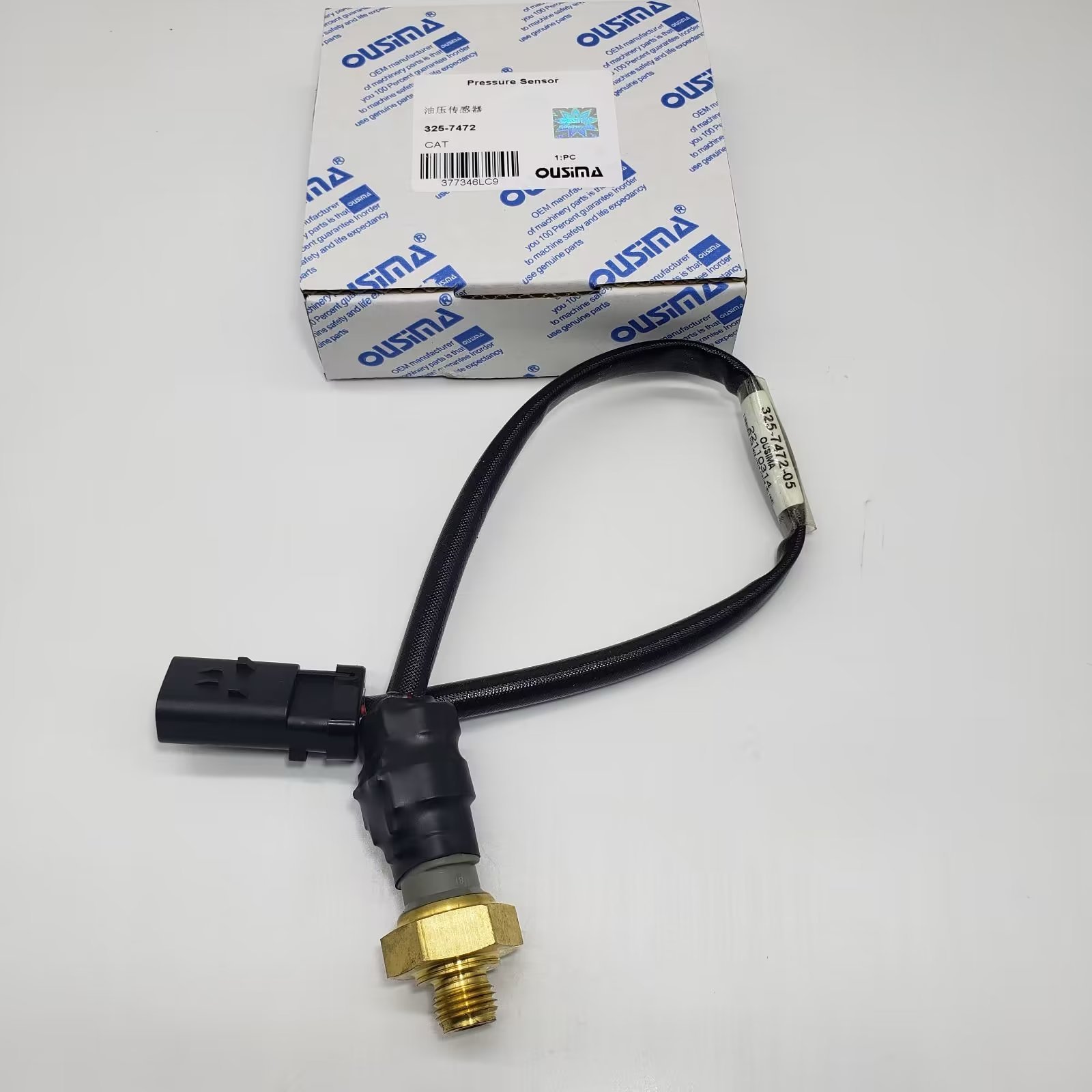 Pressure Sensor for CAT Excavators - Part No. 325-7472 | 1 Year