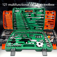 121 pièces réparation automatique bricolage ensemble d'outils clé à cliquet rapide tournevis douilles embouts OEM étui rigide CR-V 1 ensemble GOF