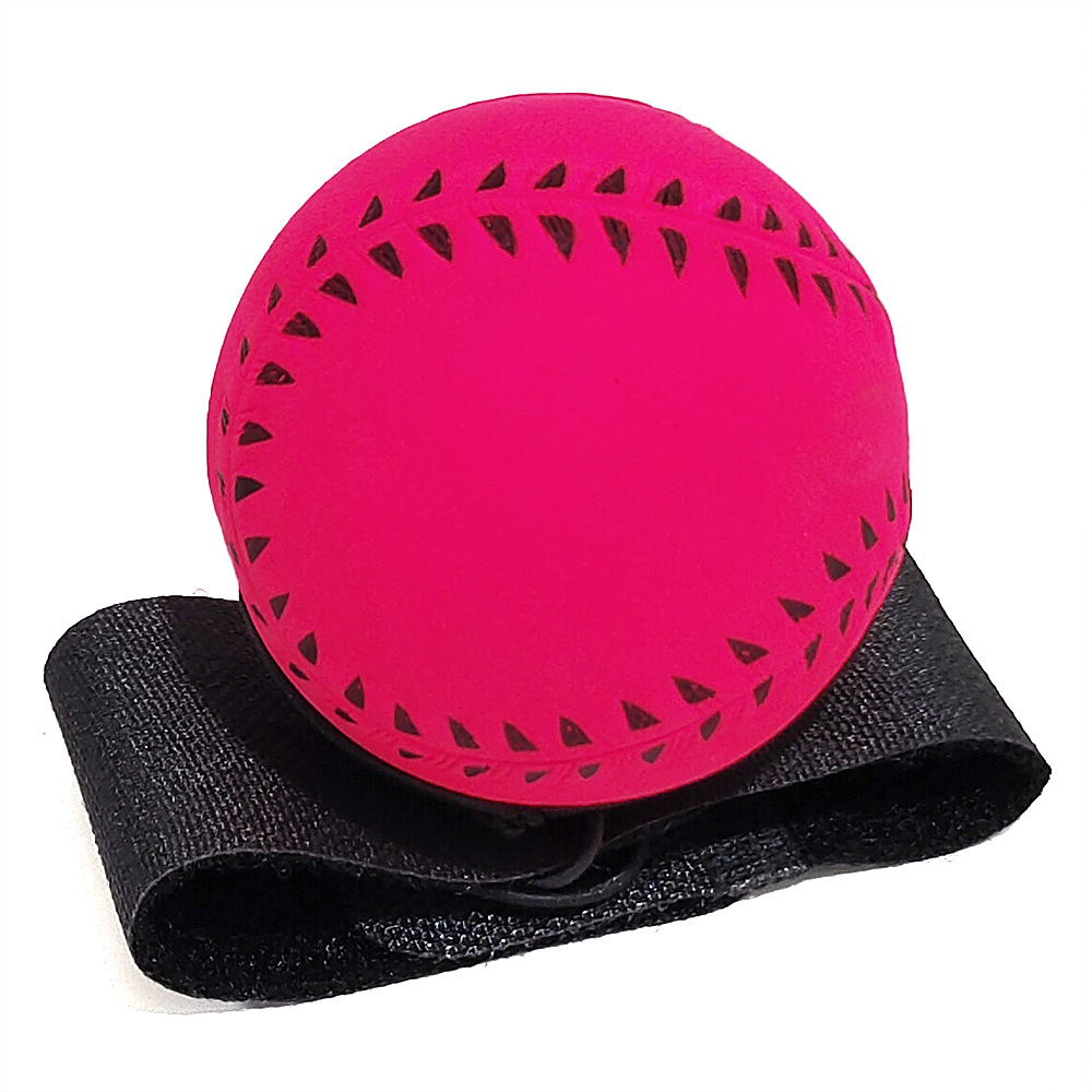 Baseball rose rouge