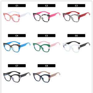 Phụ Nữ Mắt Mặc Khung Mùa Mới 2025 Chống Ánh Sáng Màu Xanh Vuông Mèo Mắt Nhiều Màu Đen Net Đỏ <span class=keywords><strong>Tr90</strong></span> Quang Học - Product Image 6