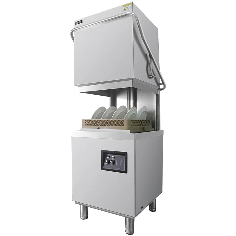 Comptoir lave-vaisselle à ultrasons automatique en acier inoxydable lave-vaisselle machine restaurant cuisine