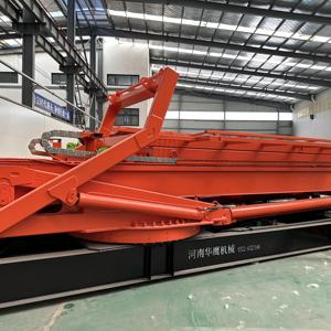 Plataforma Elevadora Hidráulica Montada sobre Rieles de Grado Industrial 8T, 200HP Diésel HuaEagle para Producción de Láminas de Techo en Altura - Product Image 6