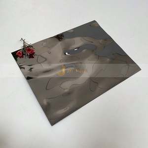 EX090 Embossed Golden Water Ripple Wave Decorative Stainless Steel <b>Sheet</b> 304J1 Corrugated Plate Cutting Welding Bending Ceiling - Product Image 5