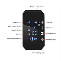 Kabelloses Intelligentes Elektronisches Haustierzaun-System Hundetrainingshalsband Outdoor Wasserdichtes GPS Anti-Bell-Gerät