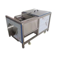 Machine de nettoyage de têtes et de sabots de porcs, machine de nettoyage de têtes et de sabots de moutons, machine de nettoyage multifonctionnelle à rouleaux brosse