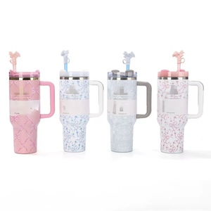 304 Stainless Steel Dual Use Vacuum <b>Cup</b> Large Capacity <b>Straw</b> Mug Outdoor Portable Car Water <b>Cup</b> - Product Image 1