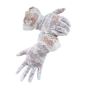 Mode enfants fête habillé <span class=keywords><strong>gants</strong></span> crème solaire dentelle <span class=keywords><strong>gants</strong></span> Rose fleur motif UV Protection mitaines <span class=keywords><strong>mariage</strong></span> <span class=keywords><strong>gants</strong></span> <span class=keywords><strong>blancs</strong></span> - Product Image 1