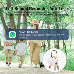<span class=keywords><strong>2025</strong></span> Đầy Màu Sắc Tìm Thấy Không Khí Của Tôi Tag Thông Minh Key Finder Định Vị Ví Lugggae Pet Theo Dõi Mini GPS <span class=keywords><strong>Tracker</strong></span> Cho Apple - Product Image 3