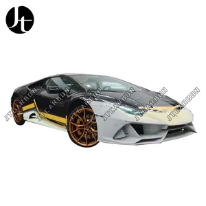 For Lamborghini Huracan LP580 LP610 Modified Fiberglass EVO Body Kit Front Bumper Rear Bumper Side Skirts