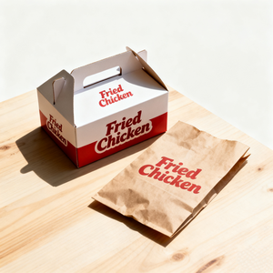 Bán buôn biểu tượng tùy chỉnh các tông giấy Takeaway hộp cho thức ăn nhanh bánh mì kẹp thịt Hot Dogs chiên gà khoai tây chiên với in ấn - Product Image 6