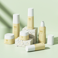 Pompe cosmétique de luxe chic PETG Lotion bouteille d'emballage carrée unique 30 50 100 120 ml ensemble de soins de la peau conteneur