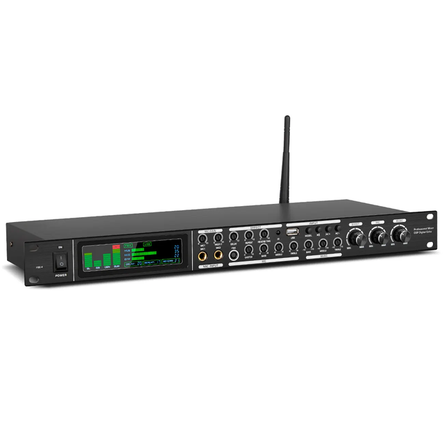 Professional DJ Equipment-FBX-4 Stage Performance Audio DSP Processor Digital Speaker with Metal Shell