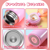 Couvercles Pop-Up avec serrure, Thermos, coffre-fort pour boire, flacon sous vide en acier inoxydable, Mini tasse Thermo