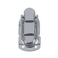 Loquet de serrure de boîte robuste en alliage de zinc chromé anti-corrosion, style vintage classique, Changguang CG-F6, accessoires pour sacs, vente en gros