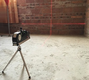 Portable <strong>3</strong> Lines Laser Level <strong>Scale</strong> 45 Degree and Cross Line Laser Level Meter Laser Level Instrument With 2.5M Measuring <strong>Ruler</strong> - Product Image 4