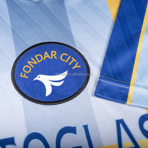 เสื้อฟุตบอลสโมสรเชลซี ปี 1998 รุ่นเยือน แบบเรโทร สำหรับผู้ชาย พิมพ์ลายดิจิตอลตามสั่งจากโรงงาน เสื้อชีวาส คอวี แขนสั้น ระบายอากาศได้ดี - Product Image 4