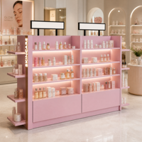 Meuble de présentation lumineux multi-niveaux haut de gamme pour cosmétiques et soins de la peau, vitrine de produits de salon de beauté, meuble de boutique sur pied