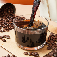 Extrait de café instantané pur d'Éthiopie 1L, concentré liquide, café froid infusé à froid, sans sucre, minceur en boîte