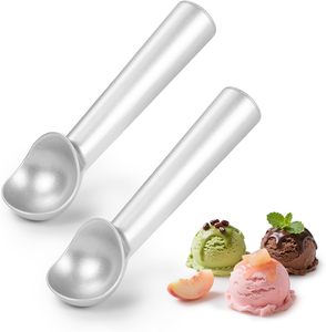 Cuchara manual ecológica para helado al por mayor, antiadherente, anticongelante, profesional, para sandía y frutas, de aleación de aluminio - Product Image 1
