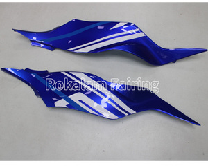 Pièces de carénage pour moto <span class=keywords><strong>Kawasaki</strong></span> Ninja ZX6R ZX-6R 2019 2020 <span class=keywords><strong>2021</strong></span> 2022 <span class=keywords><strong>636</strong></span> ZX636 ZX 6R bleu blanc Kit de carénage - Product Image 2