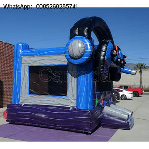 Gran oferta de 0,55mm, Castillo de salto de tobogán de grado comercial, inflables, castillo hinchable, casa de rebote inflable - Product Image 6