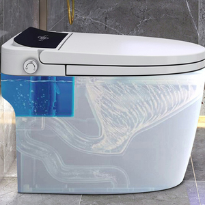 Thông minh tích hợp ngay lập tức sưởi ấm áp lực nước tự động lật Bìa kéo dài ghế điều khiển từ xa khử trùng Siphon S-trap - Product Image 2