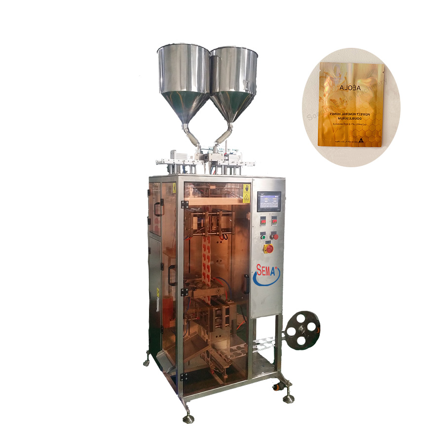 Автоматическая машина для упаковки меда в саше имбирной формы, гарантия 2 года