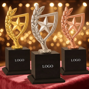 Trofeo de Metal de Alta Calidad Fundido a Presión con Grabado e Impresión UV, Portátil para Reconocimiento Especial en Eventos y Exposiciones - Product Image 2