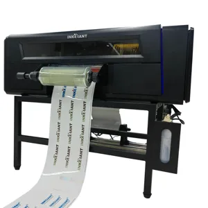 INKGIANT original de alta calidad TX800 cabeza A2 UV oro pegatina impresora uv tinta 12 pulgadas DTF máquina de impresión