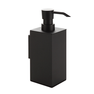 Distributeur de savon mural en aluminium à fixation rapide avec pompe anti-fuite et bouteille rechargeable de 300 ml pour hôtels et hôpitaux - Product Image 1
