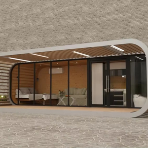 Châu Âu thiết kế đương đại khung thép cabin của Apple <span class=keywords><strong>container</strong></span> nhà cho biệt thự văn phòng cửa hàng xây dựng Made Sandwich Panel - Product Image 1