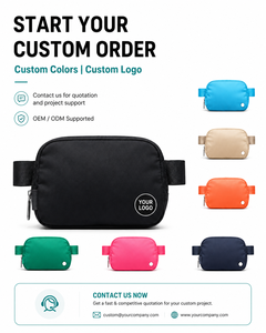 Customize logo Polyester Belt Bag Stylish Adjustable Waist Strap Fanny Pack for Daily Running Hiking - Product Image 4