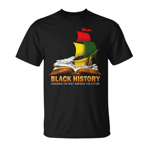 Camiseta del Mes de la Historia Negra, Diseño para Profesores, Orgullo Cultural, Homenaje al Pasado, Inspiración para el Futuro - Product Image 2