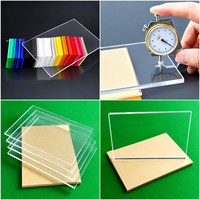 Plaque acrylique colorée sur mesure, résistante au stress, écologique, imperméable, pour affichage en musée et comptoir commercial