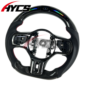 <span class=keywords><strong>Volante</strong></span> Deportivo JDM Personalizado con Cuero Napa, Fibra de Carbono y LED para <span class=keywords><strong>Mitsubishi</strong></span> Lancer Evolution EVO X - Product Image 2