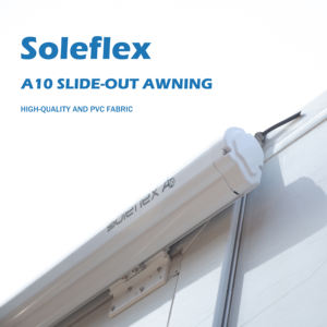 Auvent de <span class=keywords><strong>camping</strong></span>-<span class=keywords><strong>car</strong></span> rétractable automatique Soleflex A10, imperméable, coulissant, cassette complète, <span class=keywords><strong>pour</strong></span> fourgonnette, caravane - Product Image 6