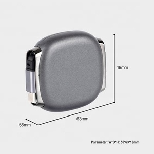 定制徽标铝合金外壳快速充电 PD 100W <span class=keywords><strong>USB</strong></span> C 转 <span class=keywords><strong>USB</strong></span> C 可伸缩数据线，适用于手机 18/17/16/15 Pro Max - Product Image 2