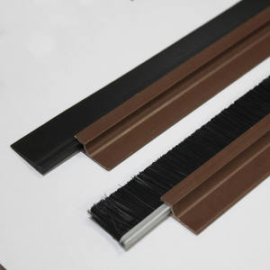 Bande d'étanchéité <span class=keywords><strong>de</strong></span> <span class=keywords><strong>bas</strong></span> <span class=keywords><strong>de</strong></span> <span class=keywords><strong>porte</strong></span> en PVC+PP au design moderne, installation flexible par vis, <span class=keywords><strong>brosse</strong></span> <span class=keywords><strong>de</strong></span> <span class=keywords><strong>porte</strong></span> insonorisante - Product Image 2