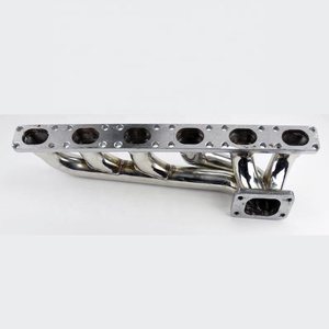 Embases d'échappement de collecteur d'échappement en acier inoxydable T3 Turbo pour BMW E36 M3 <span class=keywords><strong>E30</strong></span> 325I 320I <span class=keywords><strong>328I</strong></span> L6 - Product Image 2