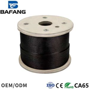 <span class=keywords><strong>Câble</strong></span> en acier inoxydable 304 noir, recouvert de nylon PVC, 7x7 brins, pour corde à linge, suspension de luminaires, travaux manuels extérieurs et bricolage - Product Image 3