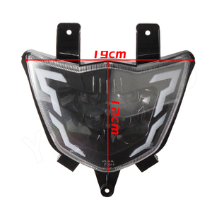 Faro Delantero YHMOTO de 12 V para Yamaha XTZ125, Lámpara Delantera de Repuesto de Alto Brillo y Duradera - Product Image 6