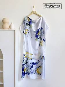 PROMISTAR Venta caliente de lujo de marca de poliéster Kaftans tamaño grande suelto impreso vestidos largos batas África Dashiki vestido africano - Product Image 3