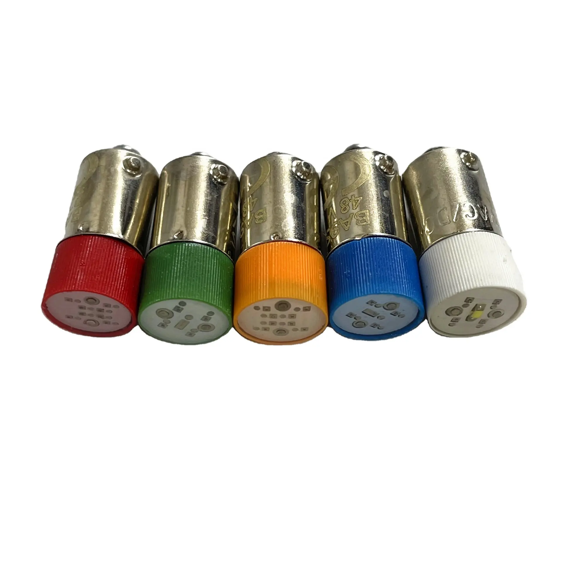 Luces de bombilla LED BA9S, 10mm, alto brillo, CA 220V 230V 380V 110V 120V o CC 48V 24V 12V 6,3 V