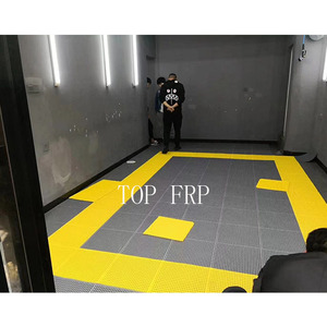 แผ่นปูพื้นโรงรถ PVC กันลื่น กันน้ำ แข็งแรงสูง แบบประกบต่อกันได้ - Product Image 6