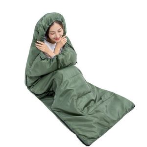 Saco de dormir de lana ultrafino y ligero para niños, para verano, para exteriores, para una sola persona, para acampar, viajar, para uso en interiores, antipatadas - Product Image 2