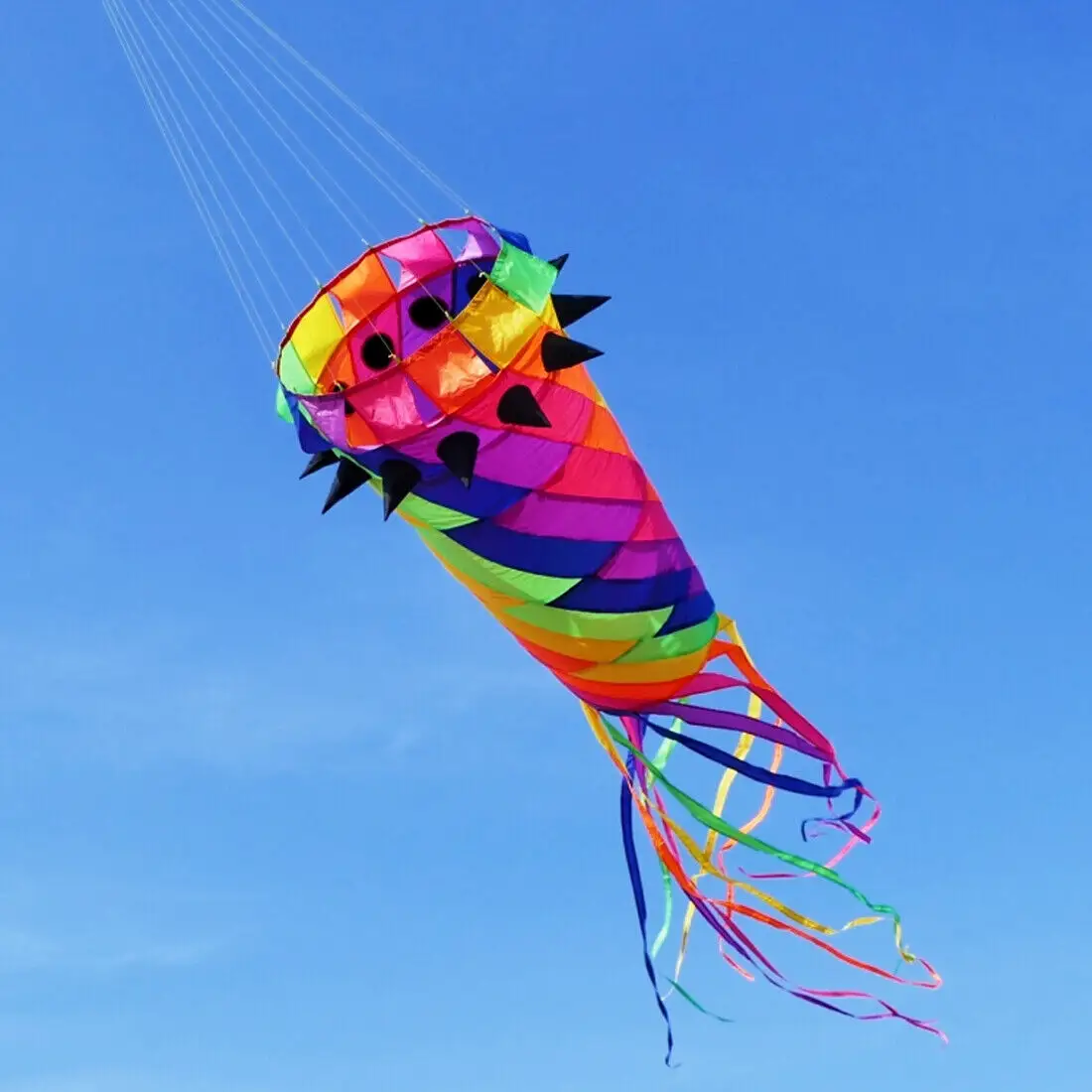 large spinning windsock kite