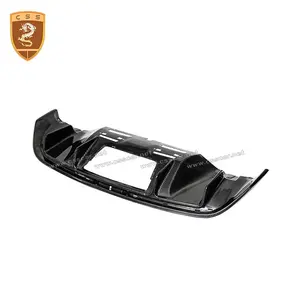 Diffuseur de lèvre de pare-chocs arrière R8 V10 en fibre de carbone véritable de style <span class=keywords><strong>OEM</strong></span> pour <span class=keywords><strong>Audi</strong></span> - Product Image 1