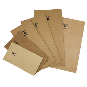 Túi giấy <span class=keywords><strong>Kraft</strong></span> nâu lớn 12 Lb, túi đựng đồ ăn trưa dùng một lần, kích thước lớn, túi trơn để đựng đồ ăn nhẹ, bánh mì, thực phẩm tạp hóa - Product Image 4