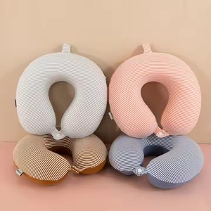 Oreiller <span class=keywords><strong>de</strong></span> <span class=keywords><strong>voyage</strong></span> 100% Pure Memory Foam Neck U Shape Pillow - Product Image 1