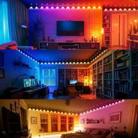 Luces LED Permanentes para Exteriores Blancas y RGB para Proyectos de Iluminación de Techos